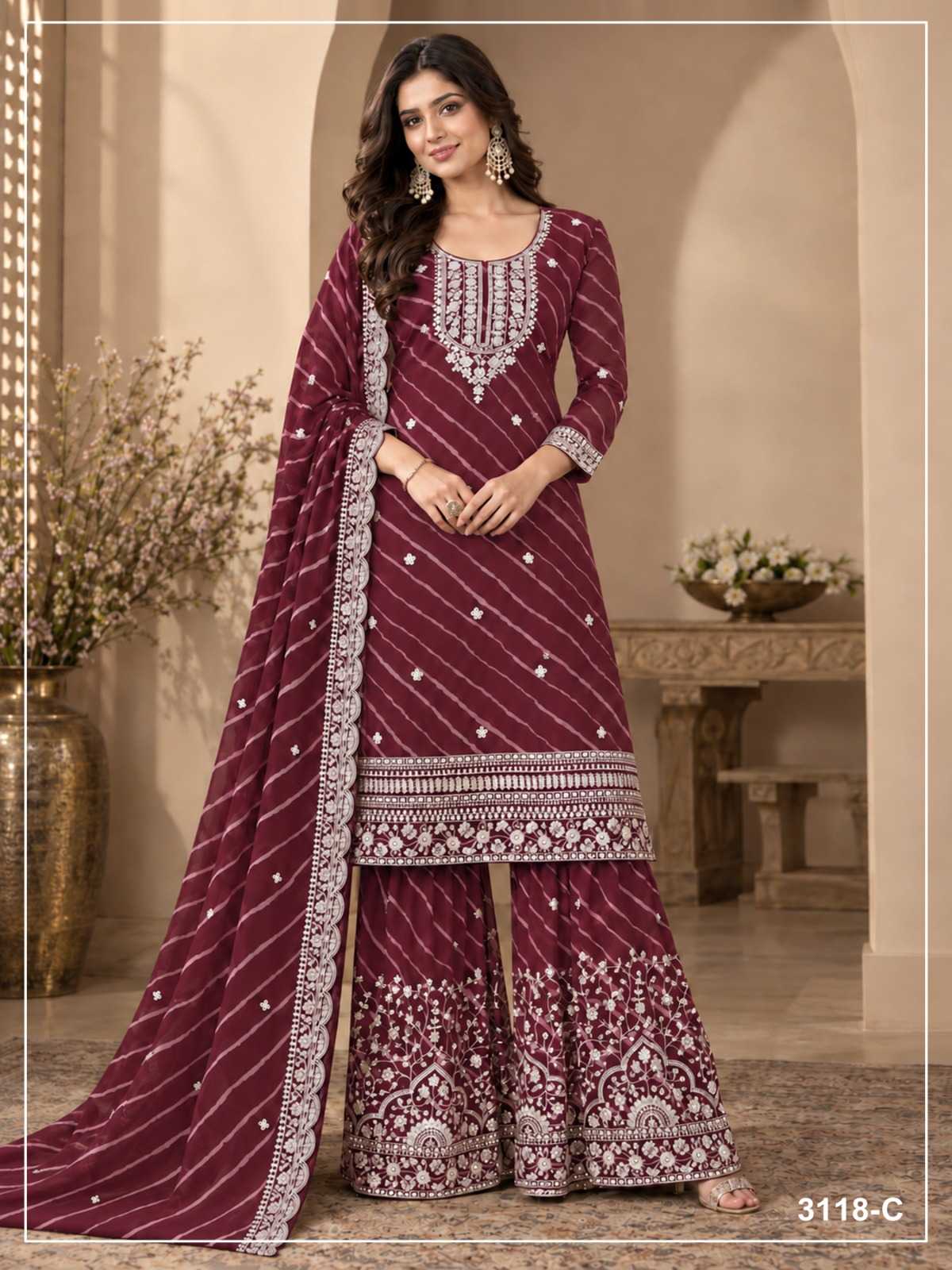 Pavitra Faux Georgette Printed Suit
