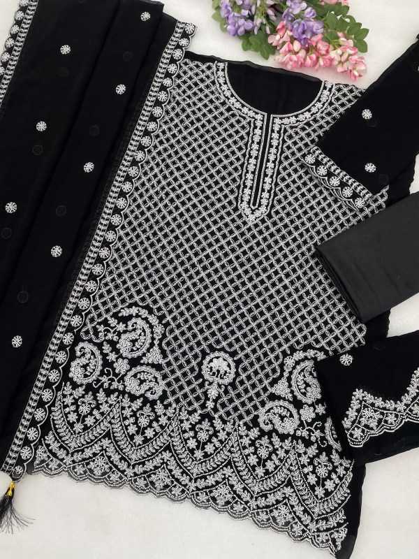 Pavitra Faux Georgette Sharara Salwar Suit