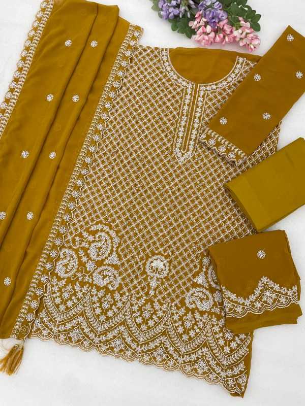 Pavitra Faux Georgette Sharara Salwar Suit