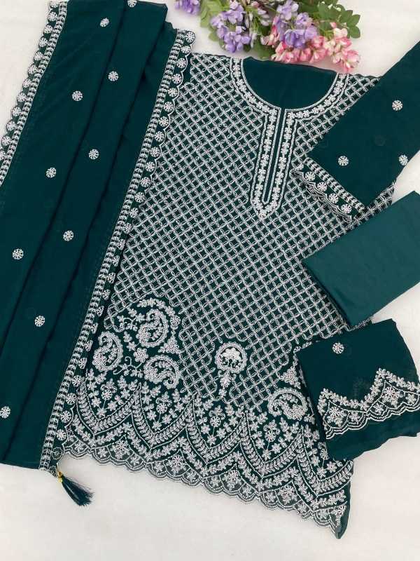 Pavitra Faux Georgette Sharara Salwar Suit