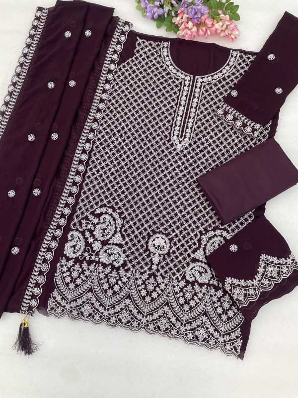 Pavitra Faux Georgette Sharara Salwar Suit