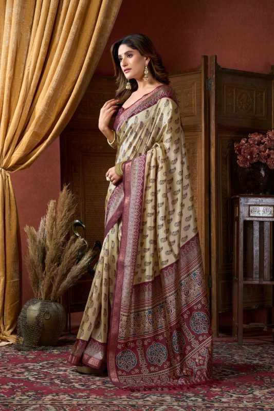 Saamaira Heavy Silk Printed Saree