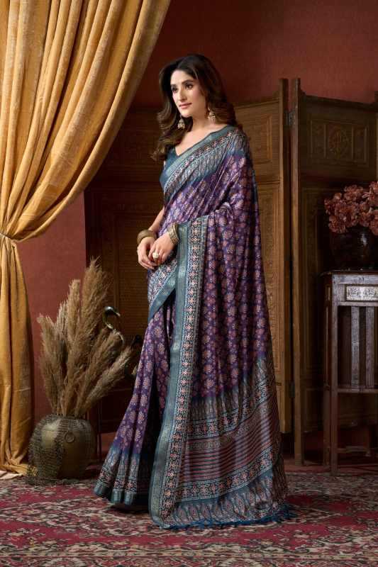 Saamaira Heavy Silk Printed Saree