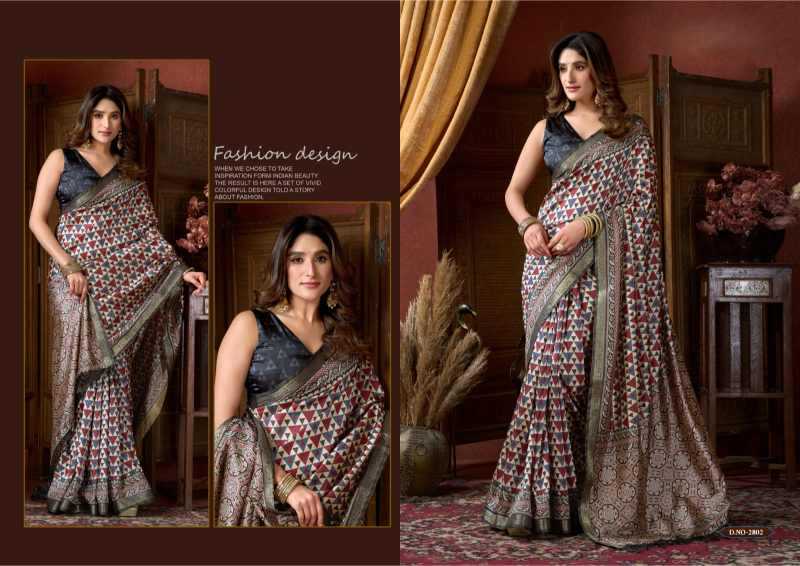 Saamaira Heavy Silk Printed Saree