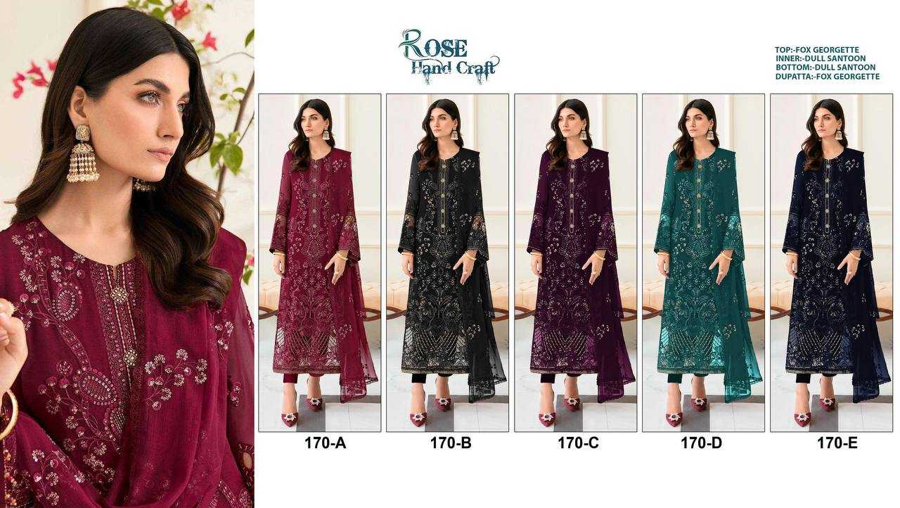 Blooming Georgette Suit