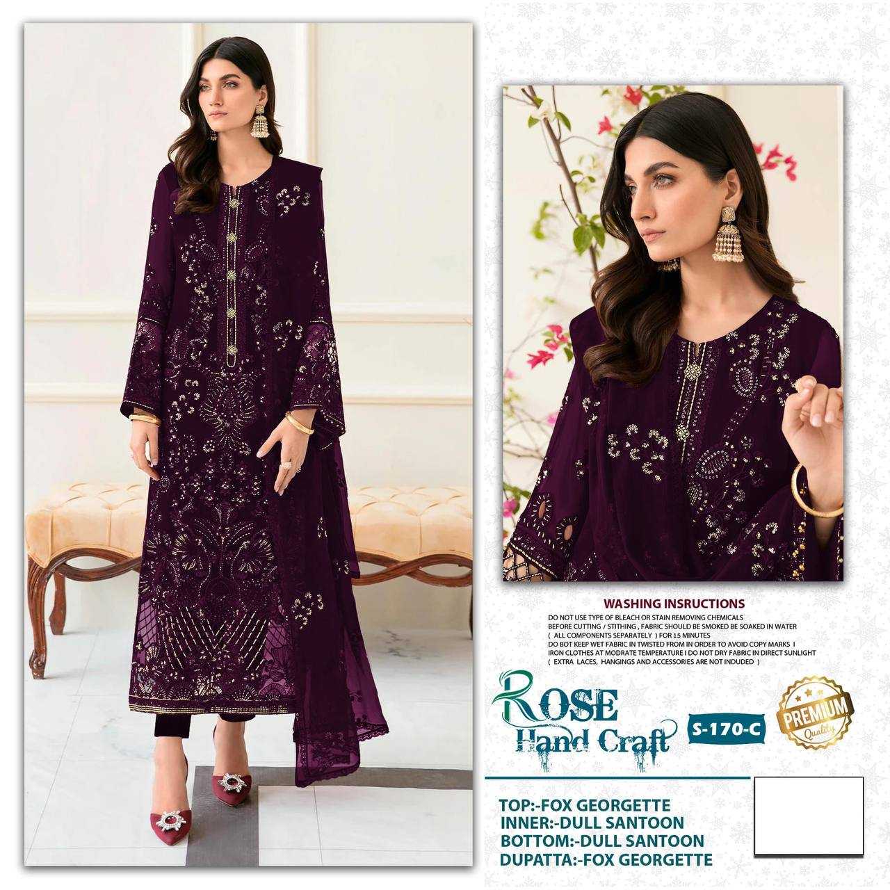 Blooming Georgette Suit