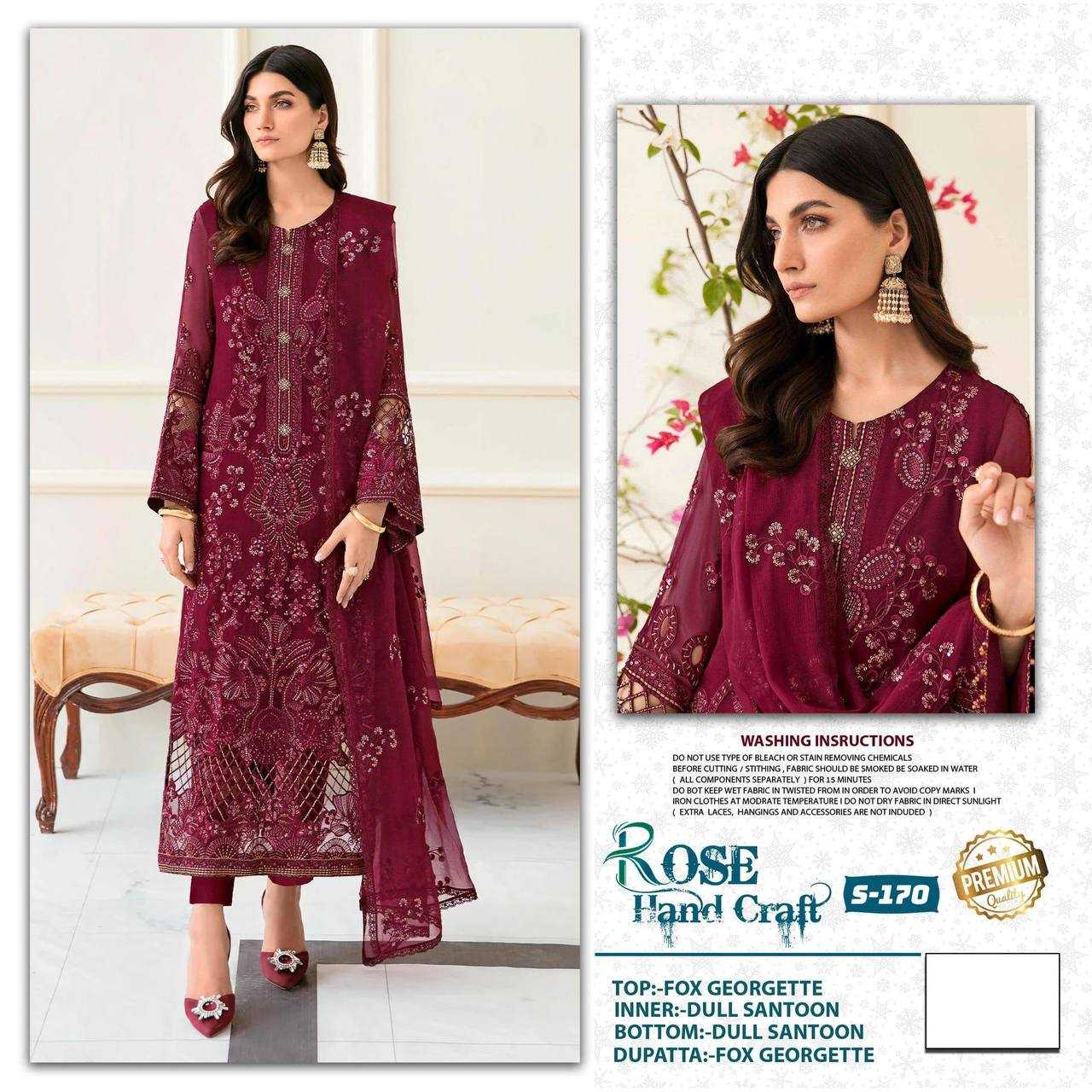 Blooming Georgette Suit