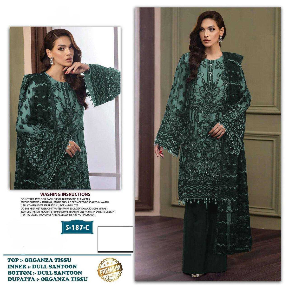 Shanaya Organza Silk Ladies Suit