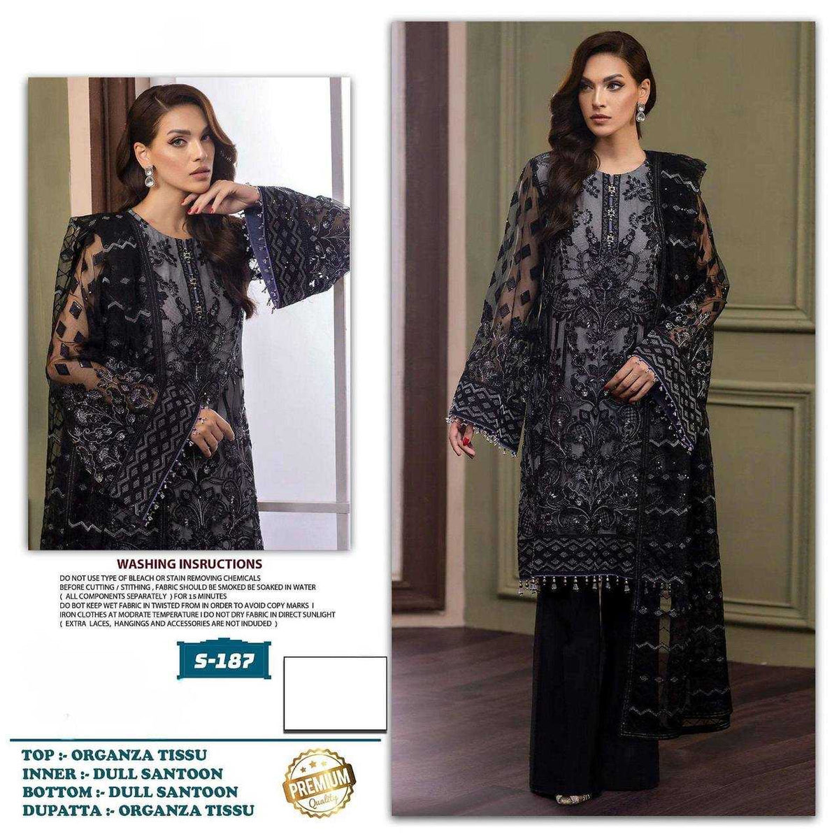 Shanaya Organza Silk Ladies Suit