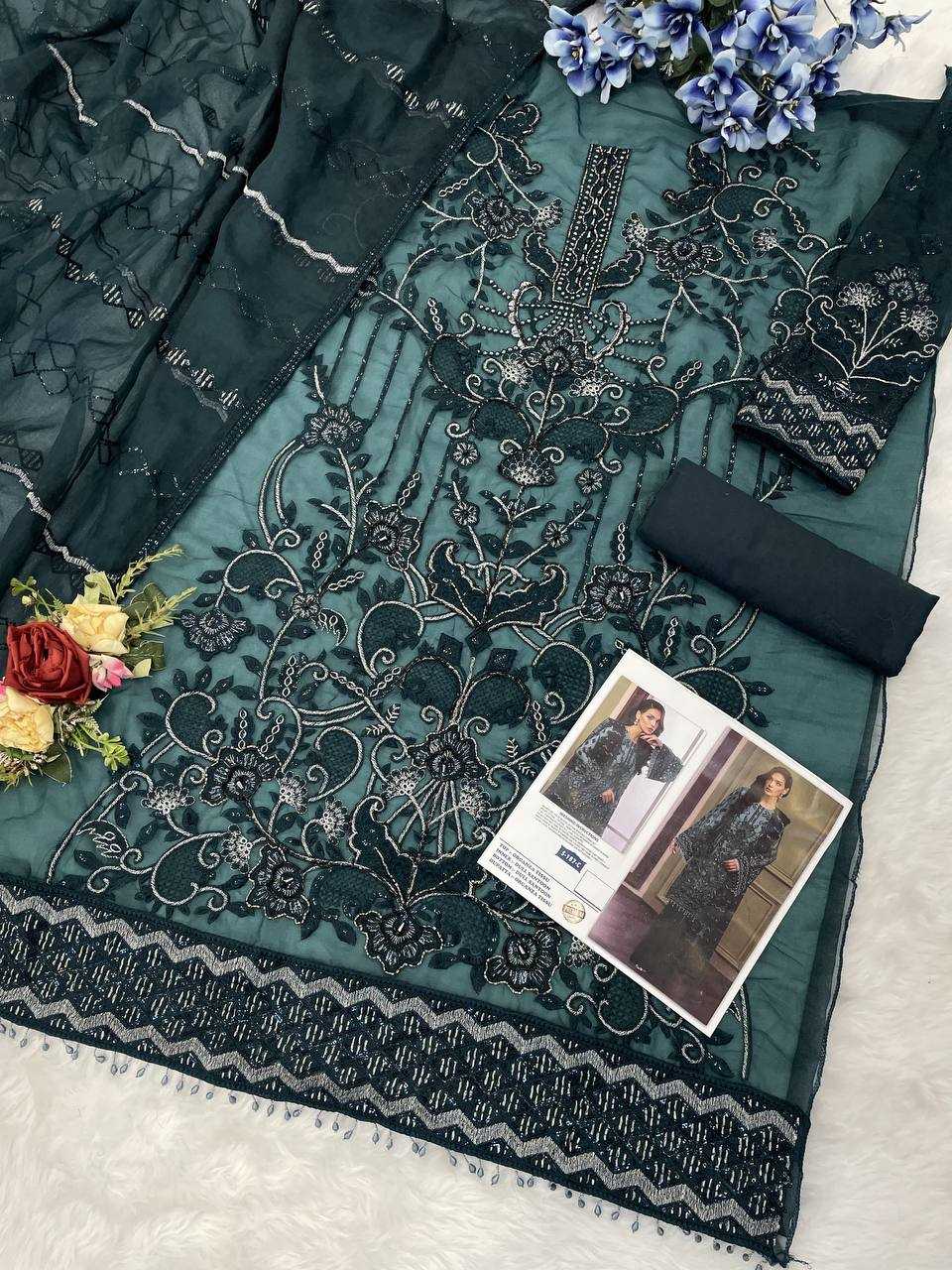 Shanaya Organza Silk Ladies Suit