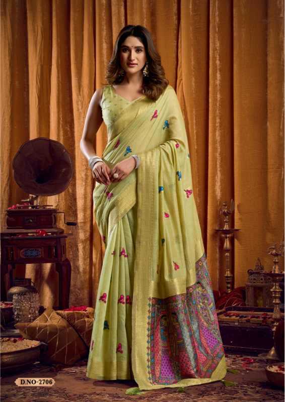 Shruti Khadi Cotton Jacquard Saree