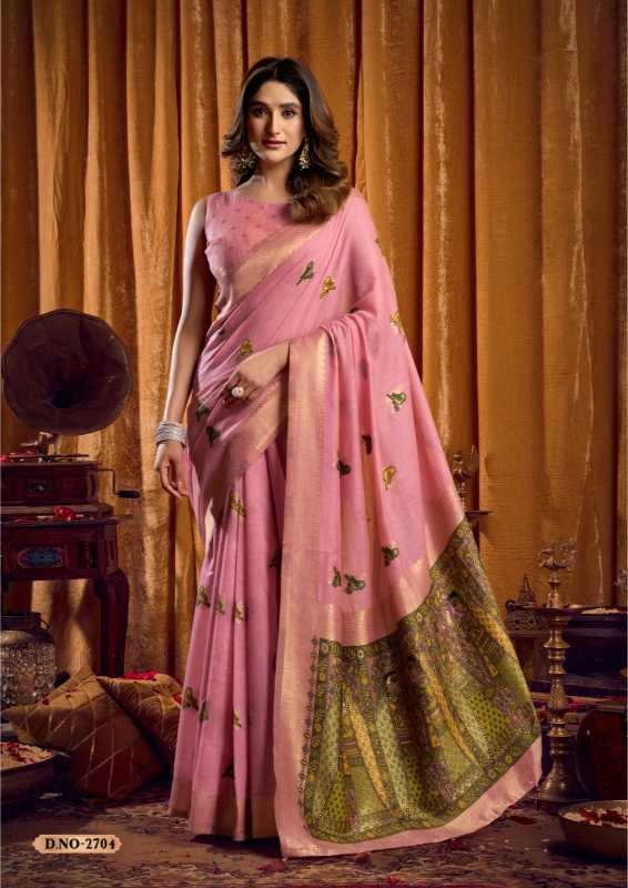 Shruti Khadi Cotton Jacquard Saree