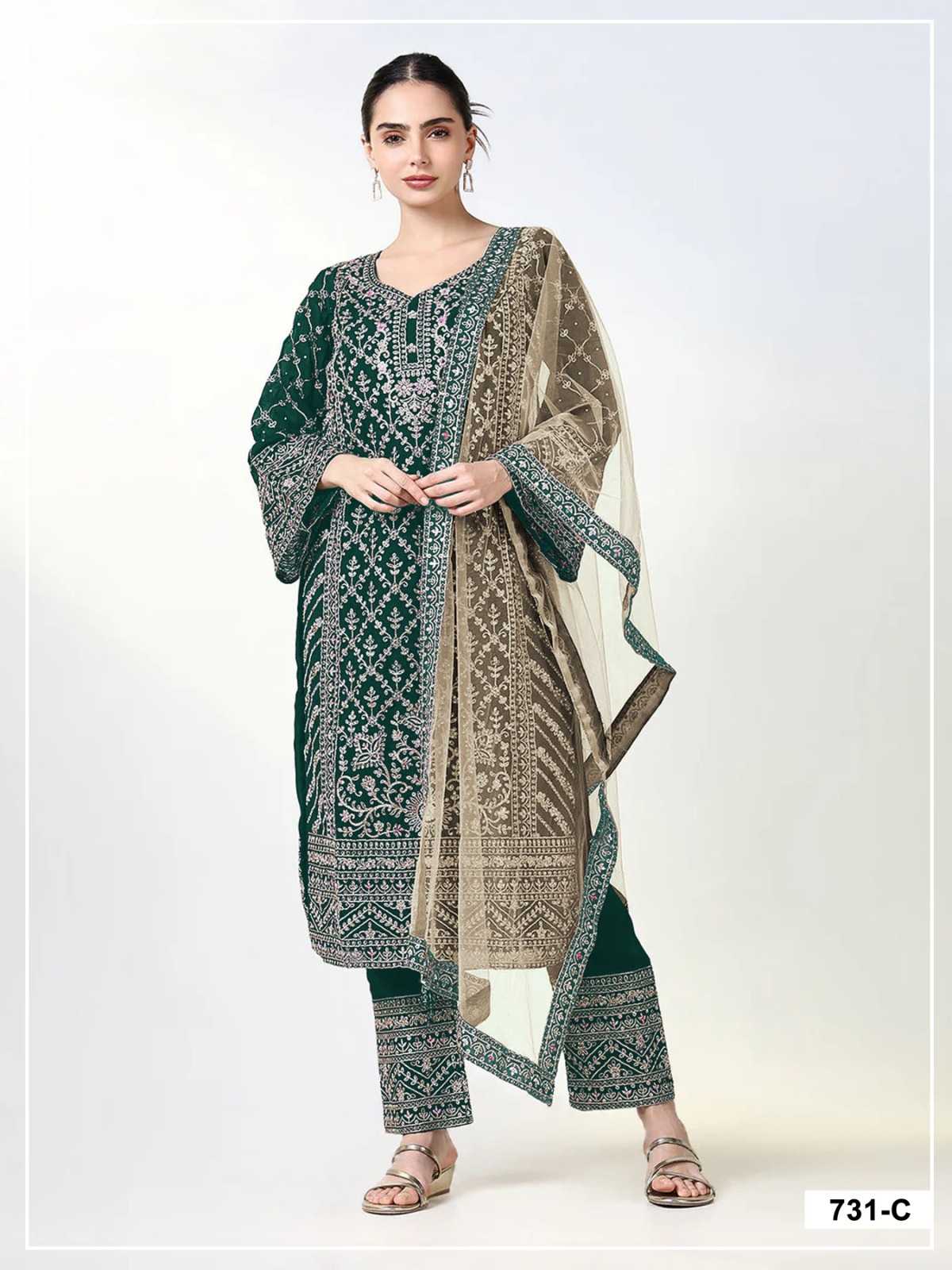 Heavy Silk Georgette Suit