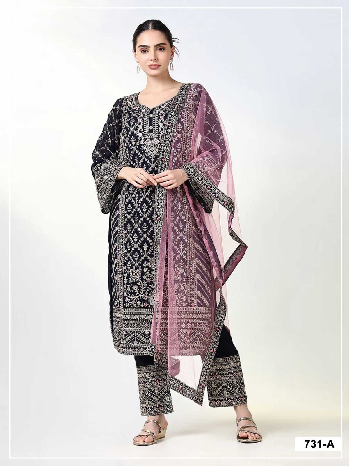 Heavy Silk Georgette Suit