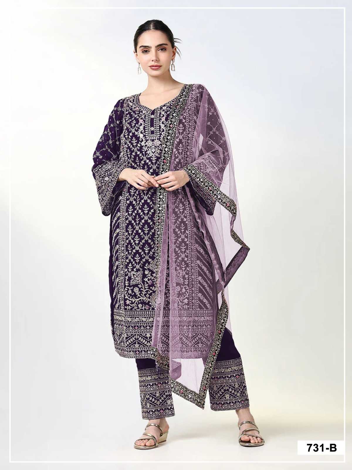 Heavy Silk Georgette Suit