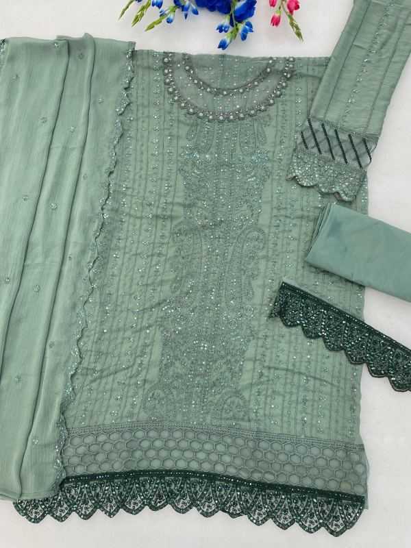 Chiffon Ladies Suit