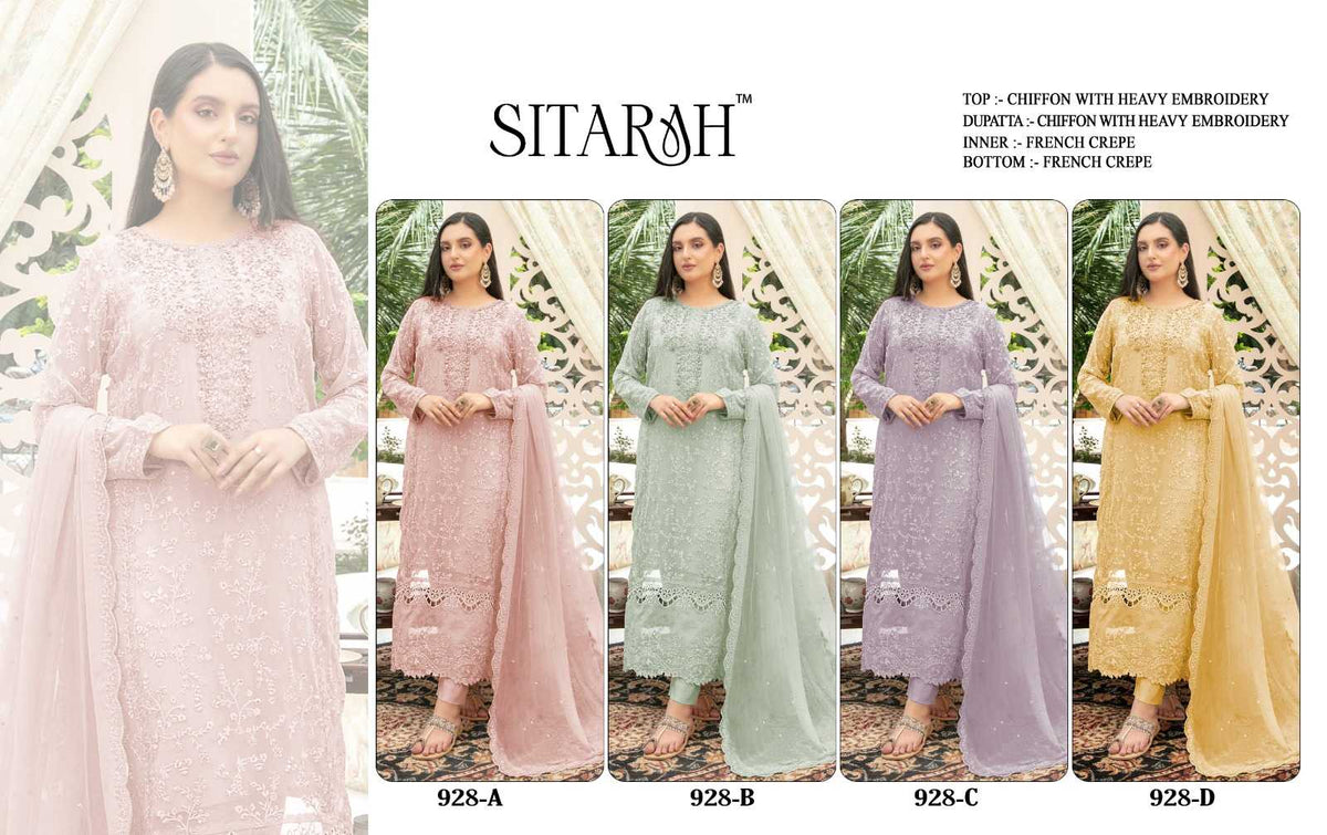 Chiffon Ladies Suit