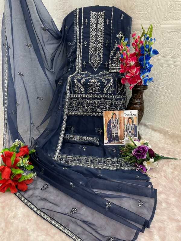 Tawakkal Organza Silk Palazzo Suit