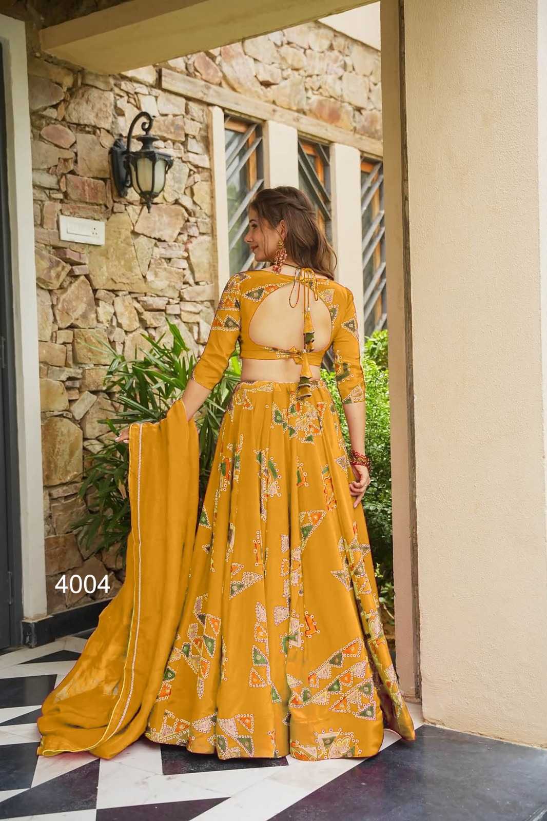 Crepe Silk Designer Lehenga