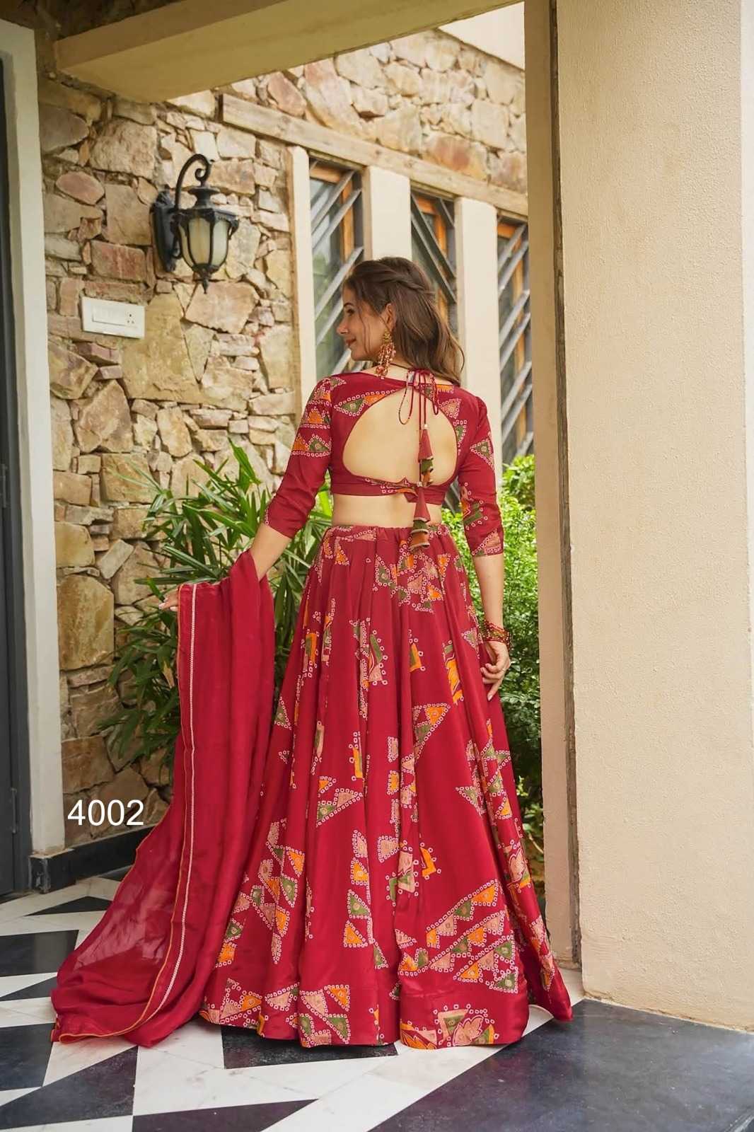 Crepe Silk Designer Lehenga