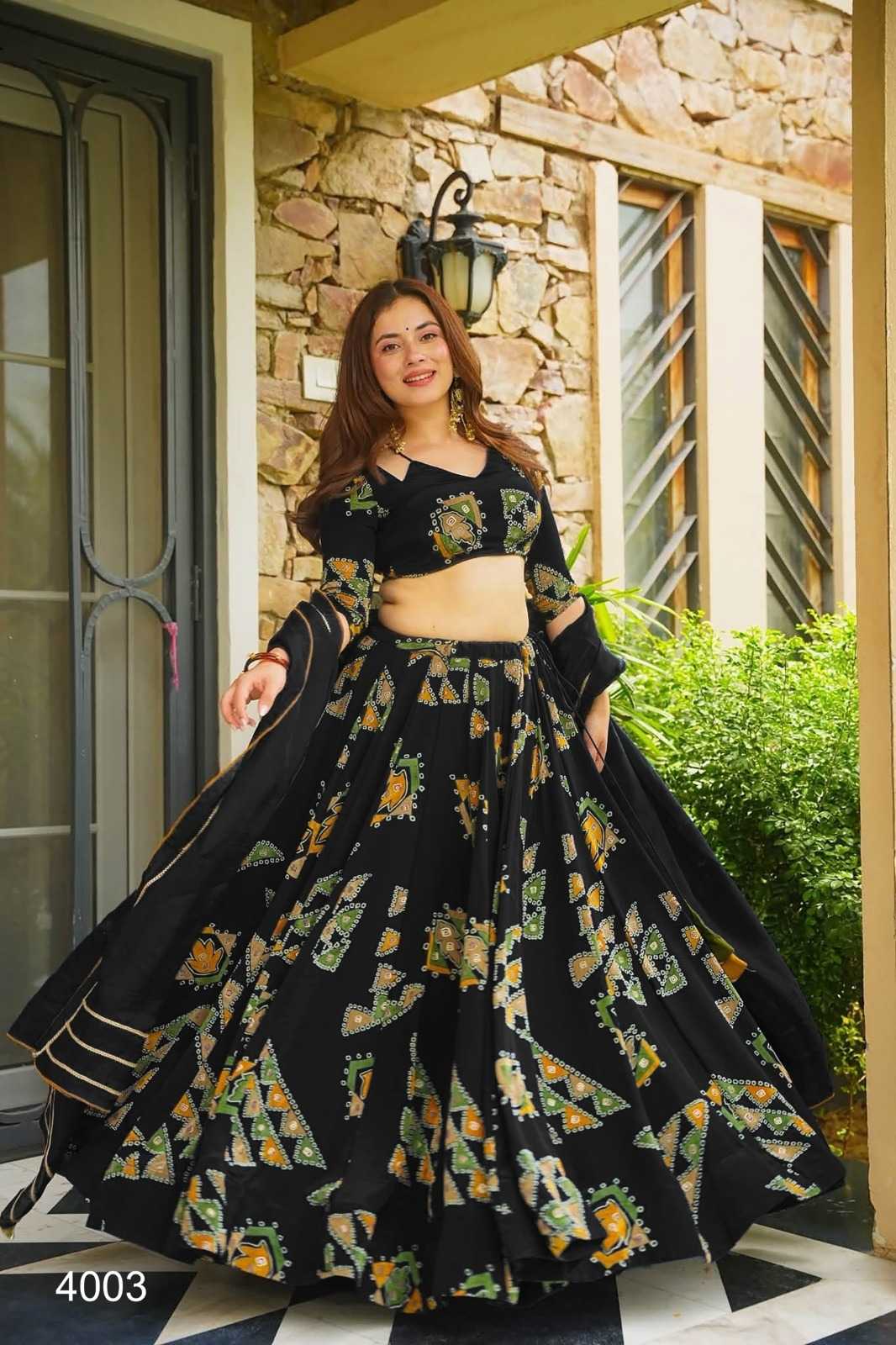 Crepe Silk Designer Lehenga