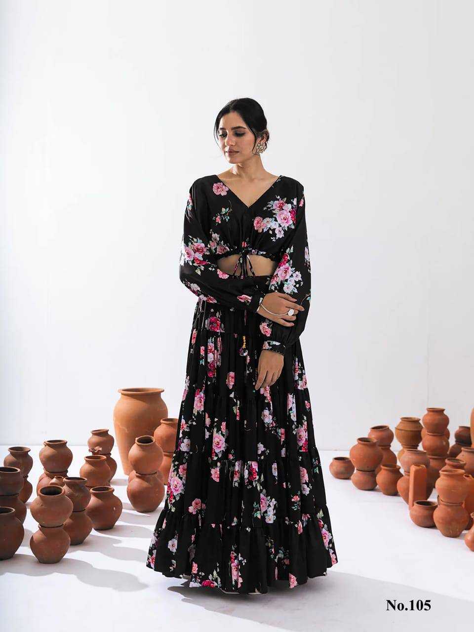Vallari Chinon Designer Lehenga