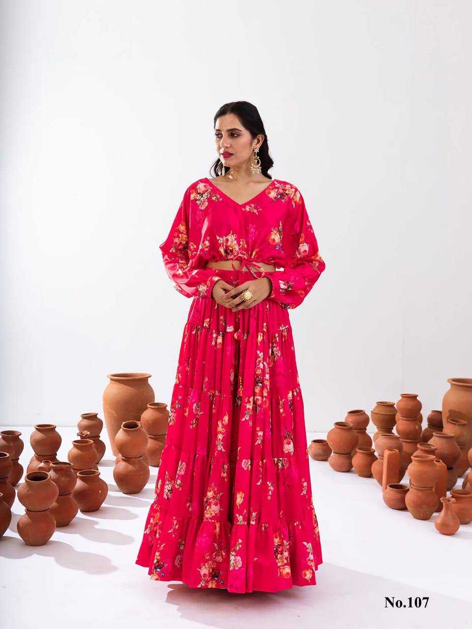 Vallari Chinon Designer Lehenga
