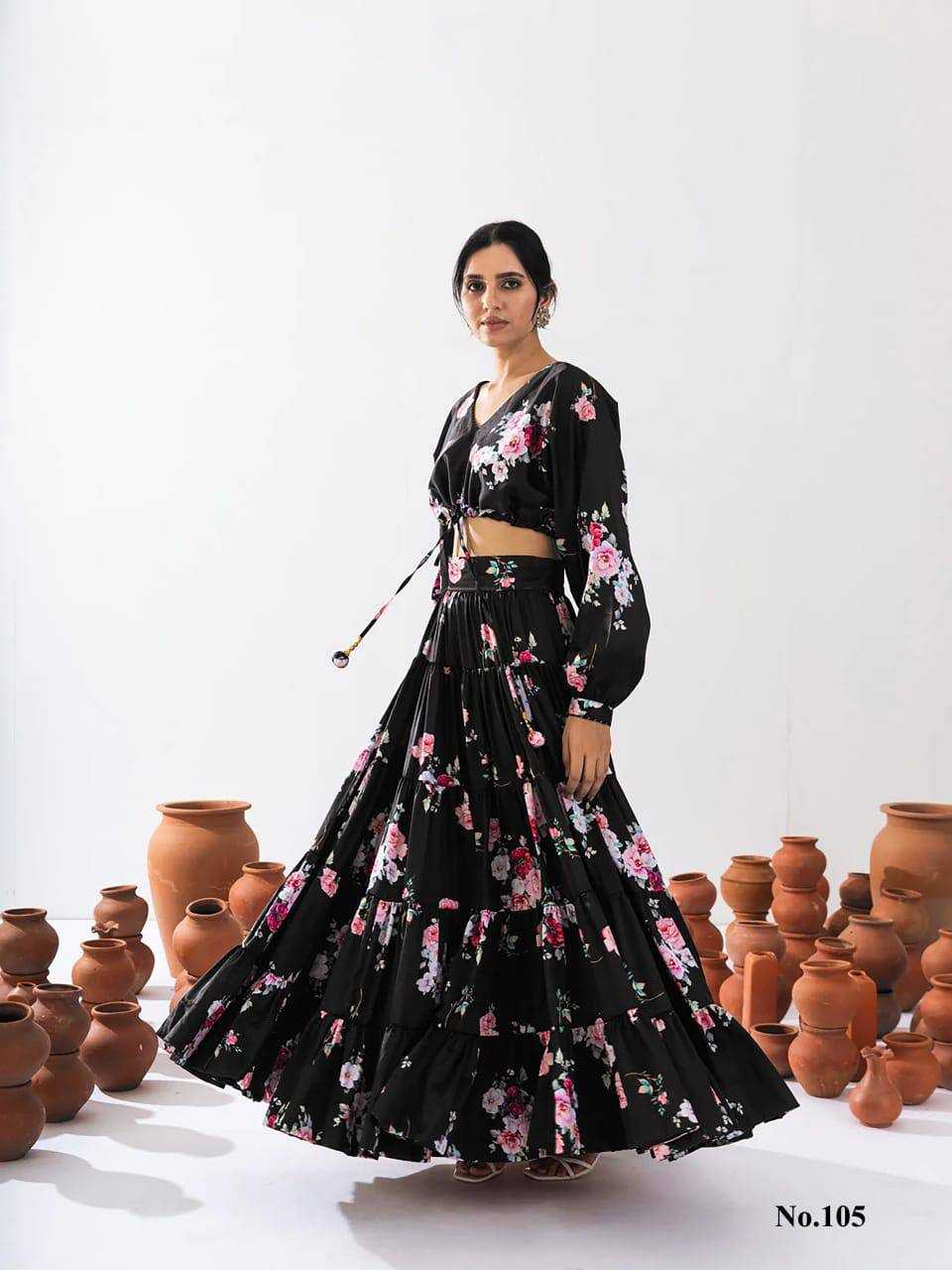 Vallari Chinon Designer Lehenga