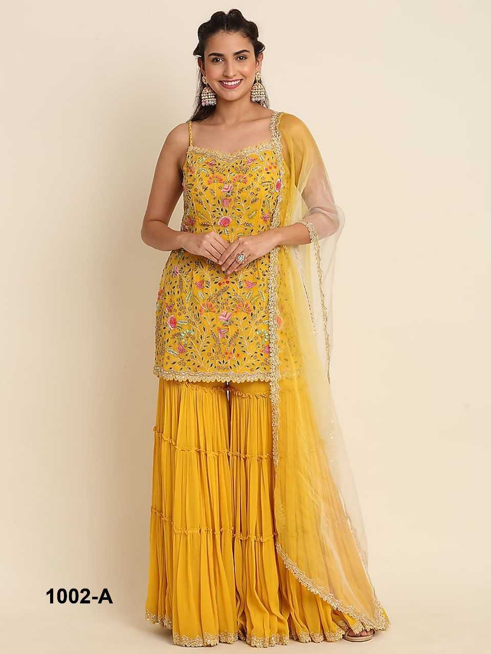 Faux Georgette Embroidery Suit