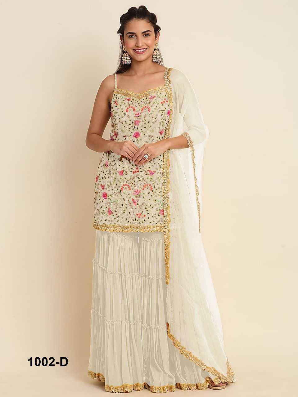 Faux Georgette Embroidery Suit