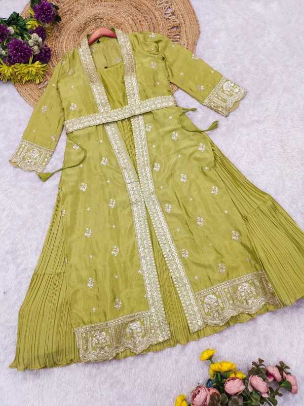 Embroidery Gown