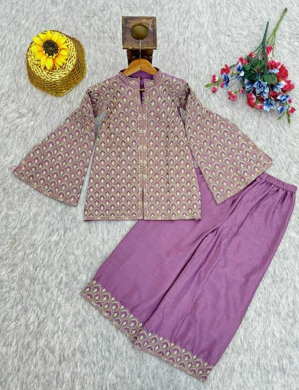 Chinon Silk Embroidery Suit 10128