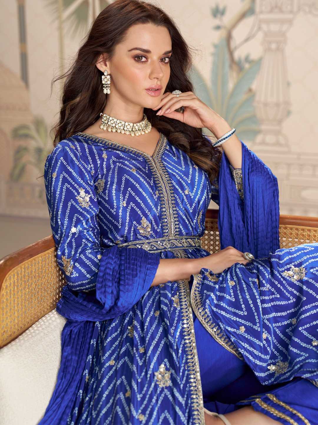 Embroidery Gown