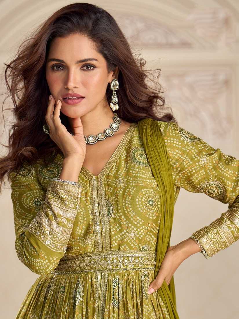 Embroidery Gown