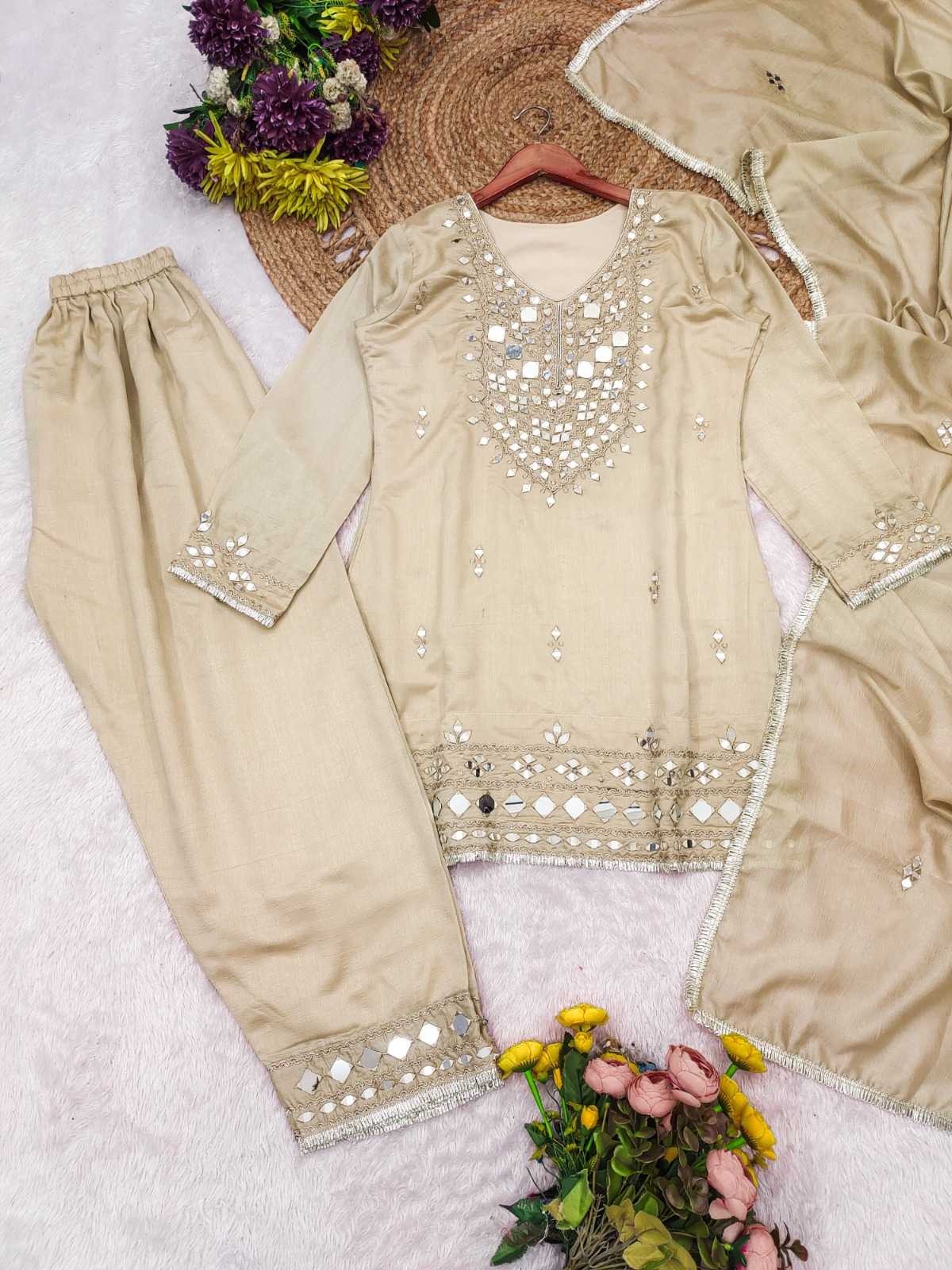 Ladies Silk Suit