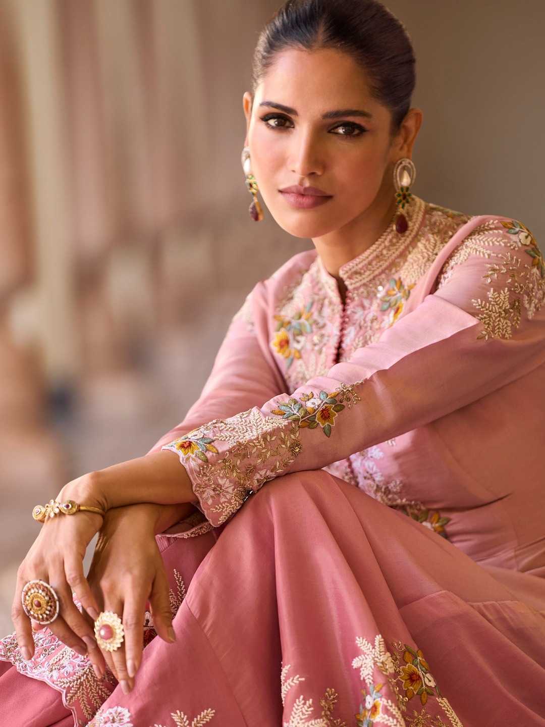 Silk Printed Suit
