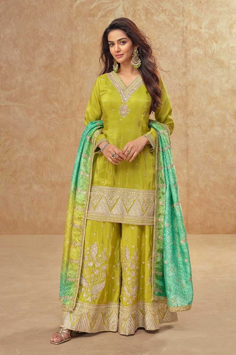 Silk Embroidered Kurti 7531