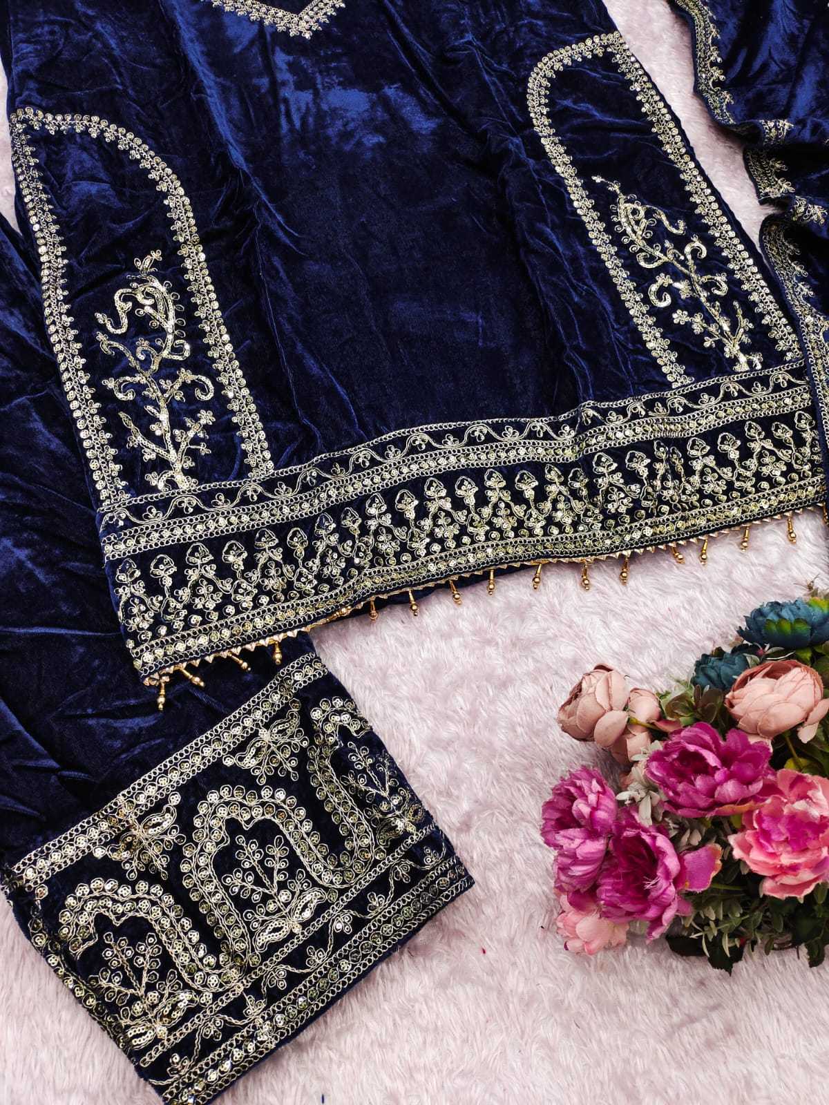 Pure Viscos Velvet Suit