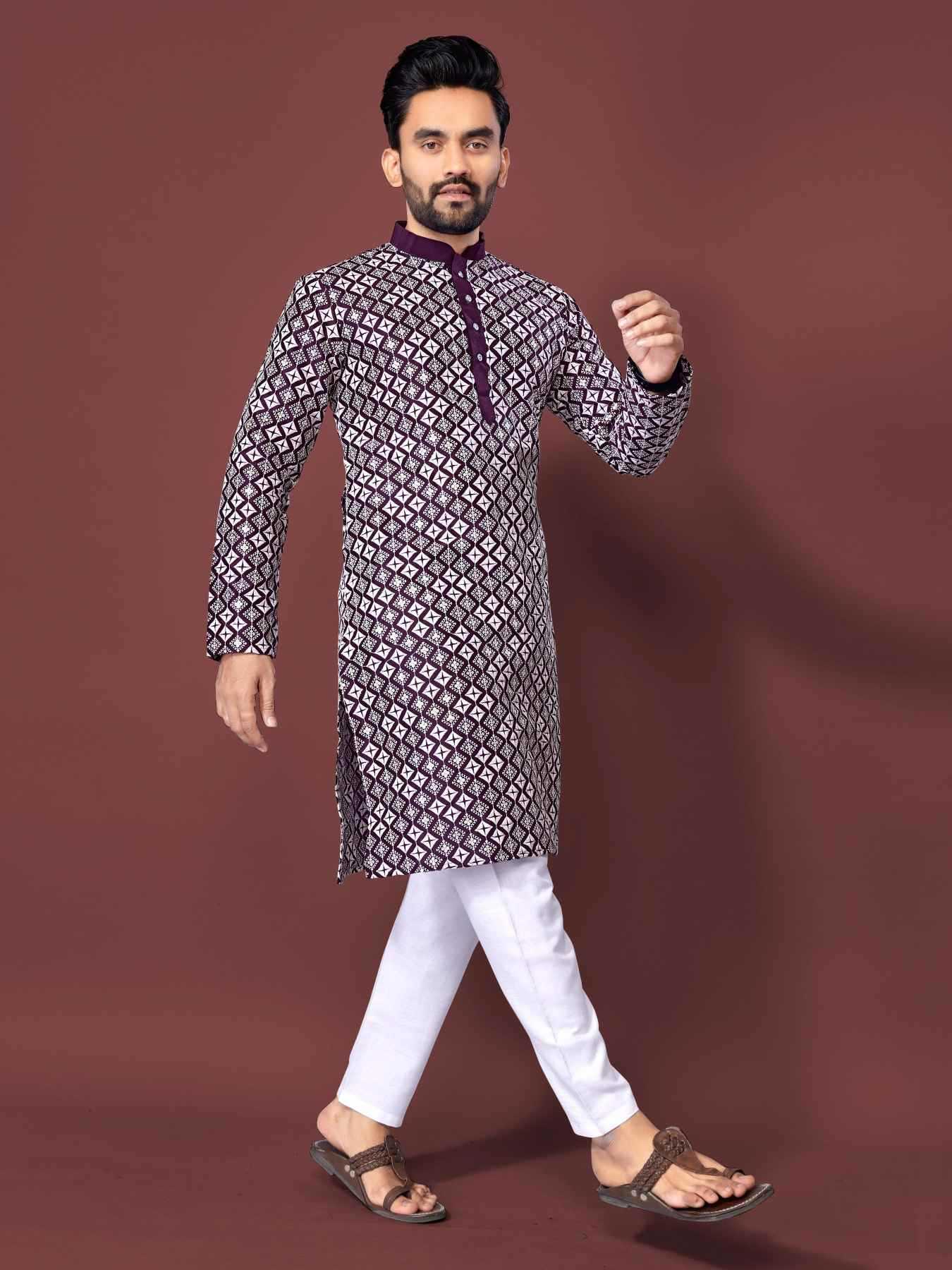 Soft Silk Mens Kurta