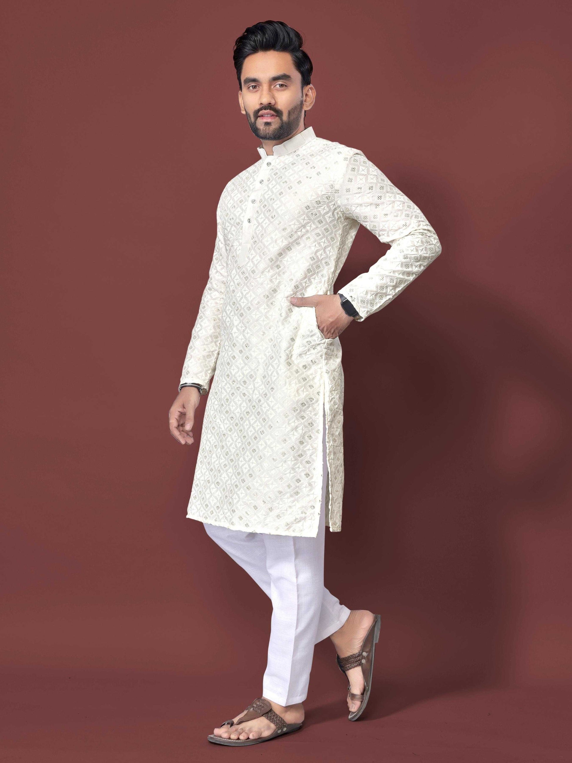 Soft Silk Mens Kurta