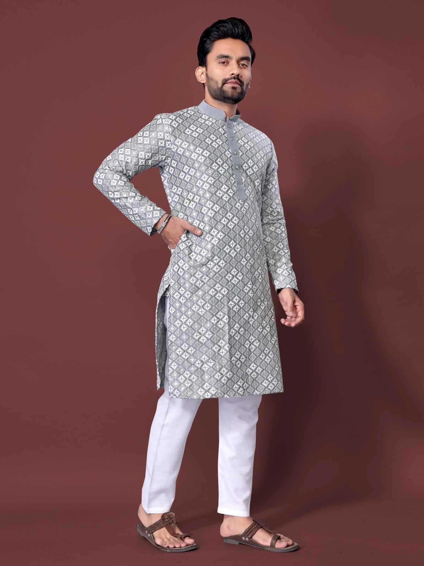 Soft Silk Mens Kurta