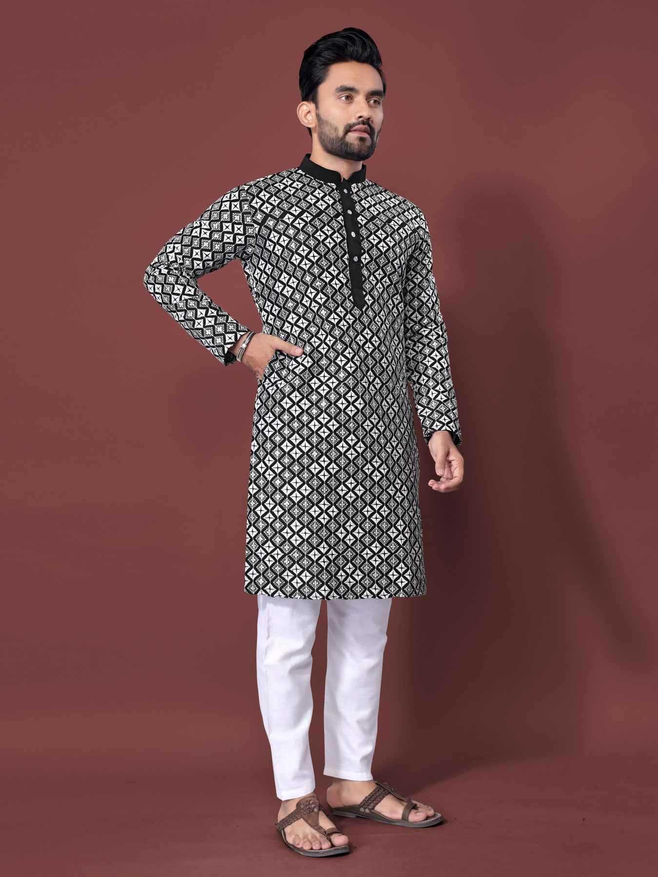 Soft Silk Mens Kurta