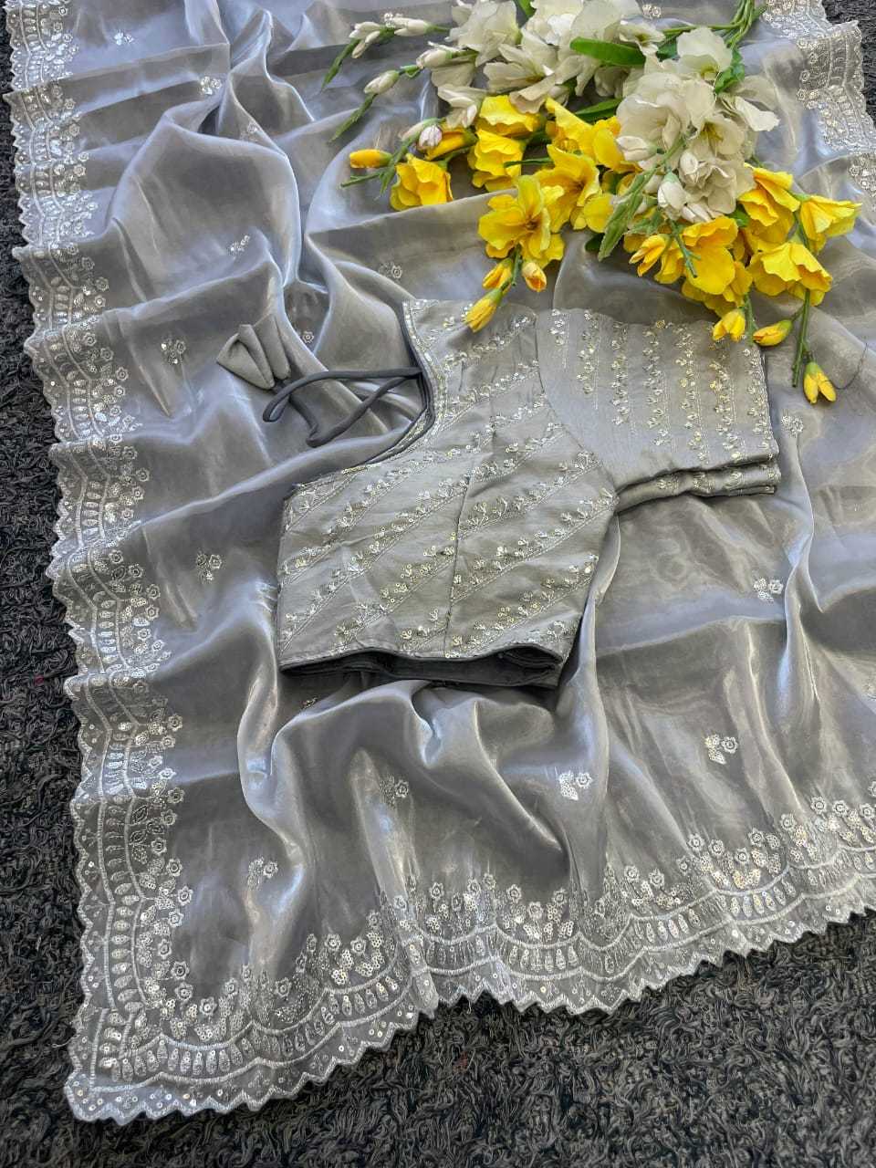 Space Silk Designer Saree
