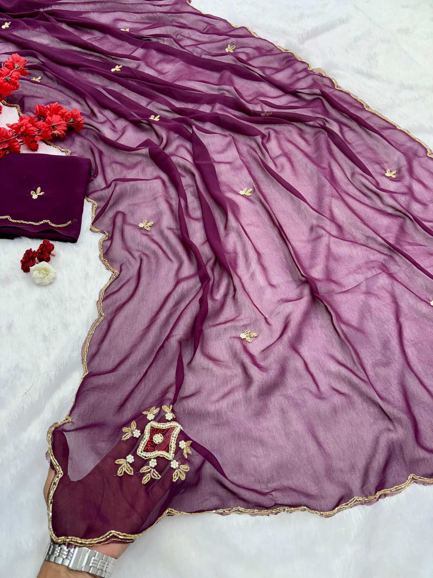 Georgette Designer Saree