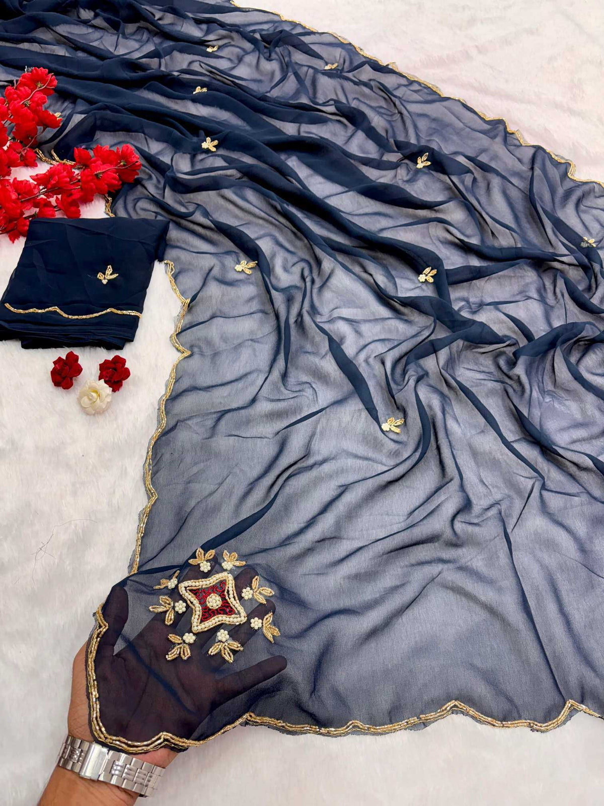 Georgette Designer Saree