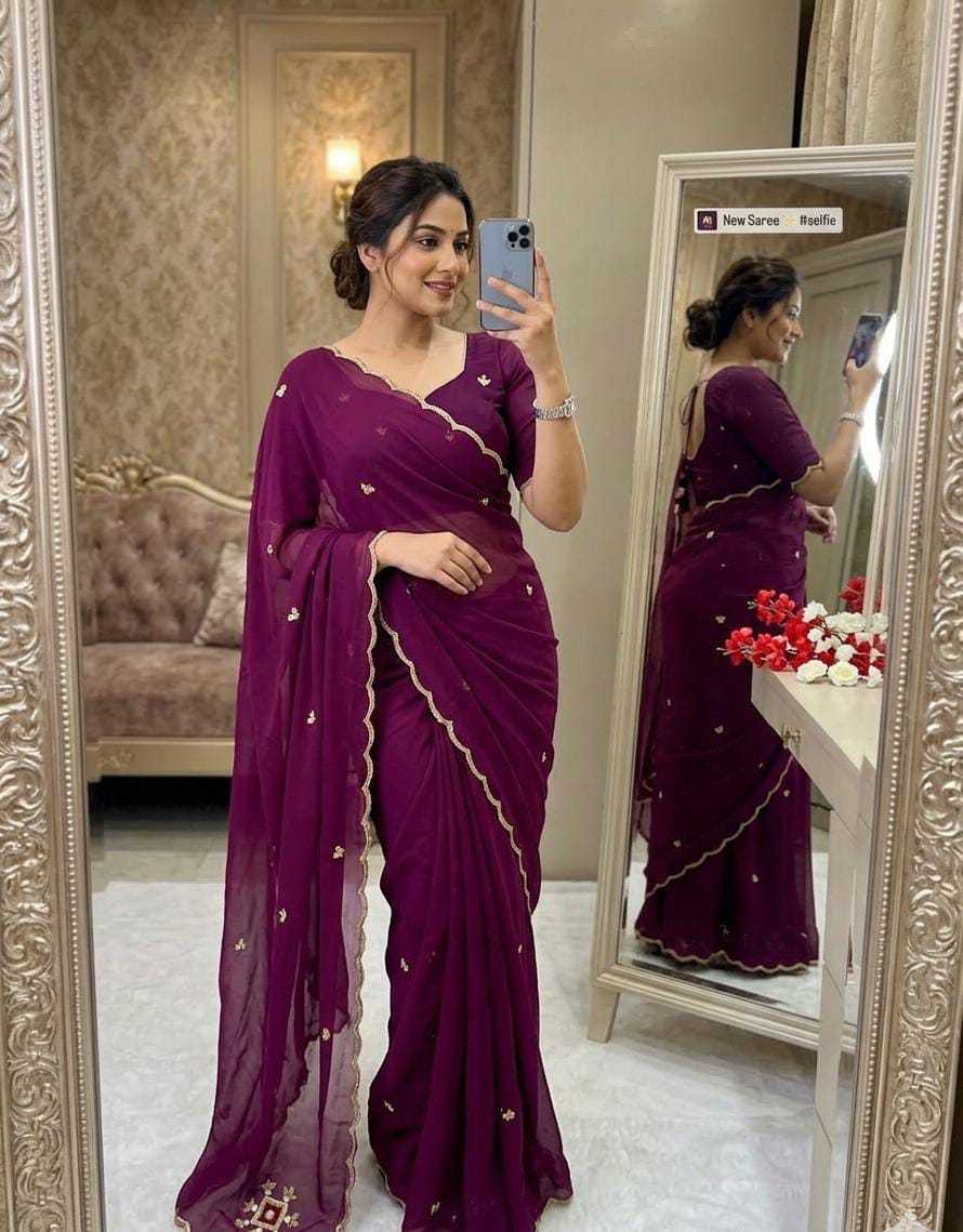 Georgette Designer Saree