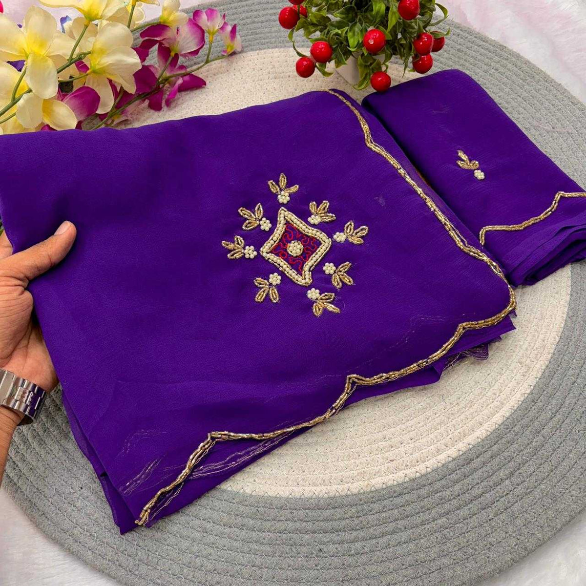 Georgette Designer Saree