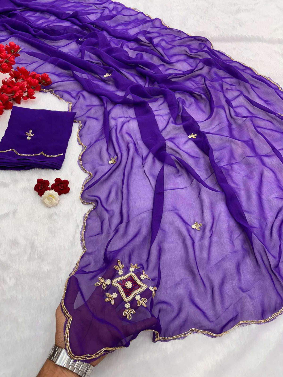 Georgette Designer Saree