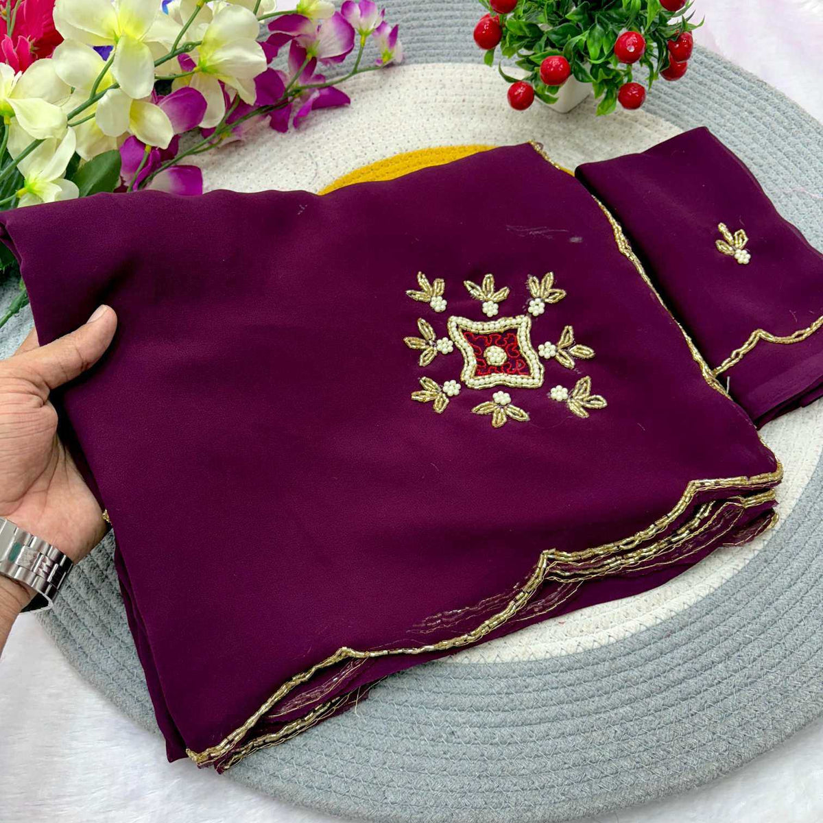 Georgette Designer Saree