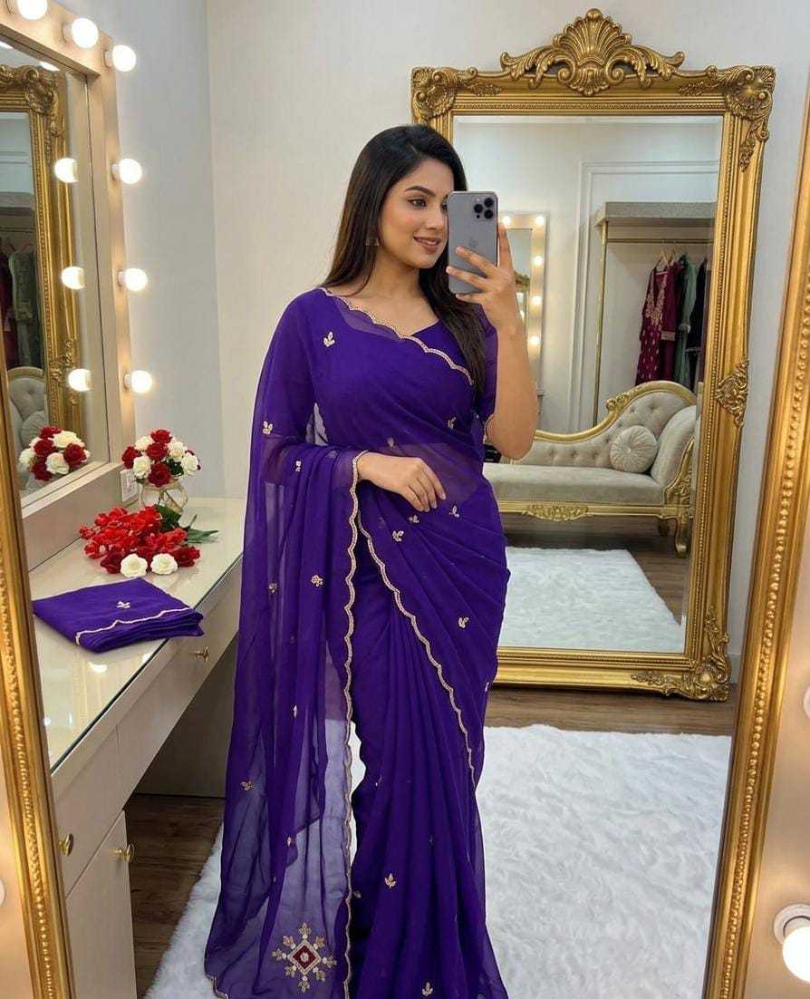 Georgette Designer Saree